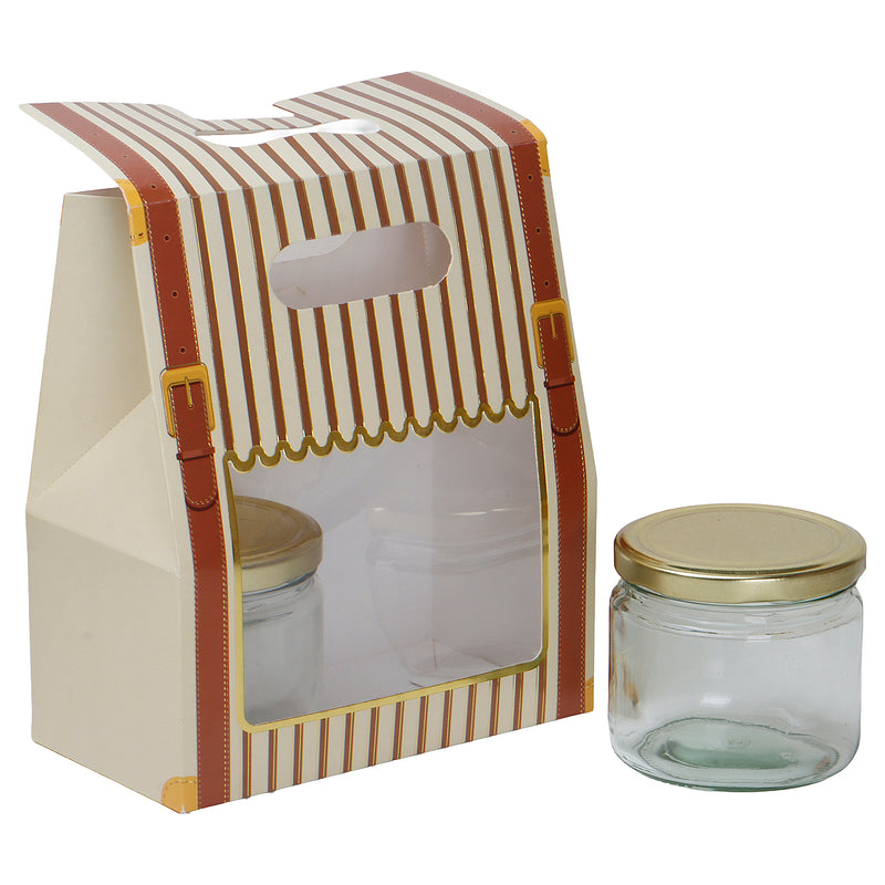 are you looking Small Gift Box With Handle for gifting box size is 7*3.75*8 Inches and color: Beige. About this product and Usage This box is used for jewelry, cupcake, small gift items, dry cakes, muffins, brownies and much more. Perfect for any occasion - Diwali, Valentines, Special Occasion, Birthday, Anniversary Christmas, Weddings, Engagements, Anniversaries, Baby Showers, Home parties etc.