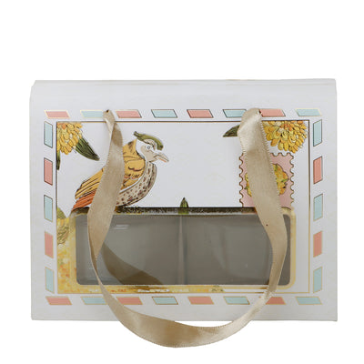 Beautiful Floral Printed Hamper Box (7x3.75x5.25 Inches) 9404A