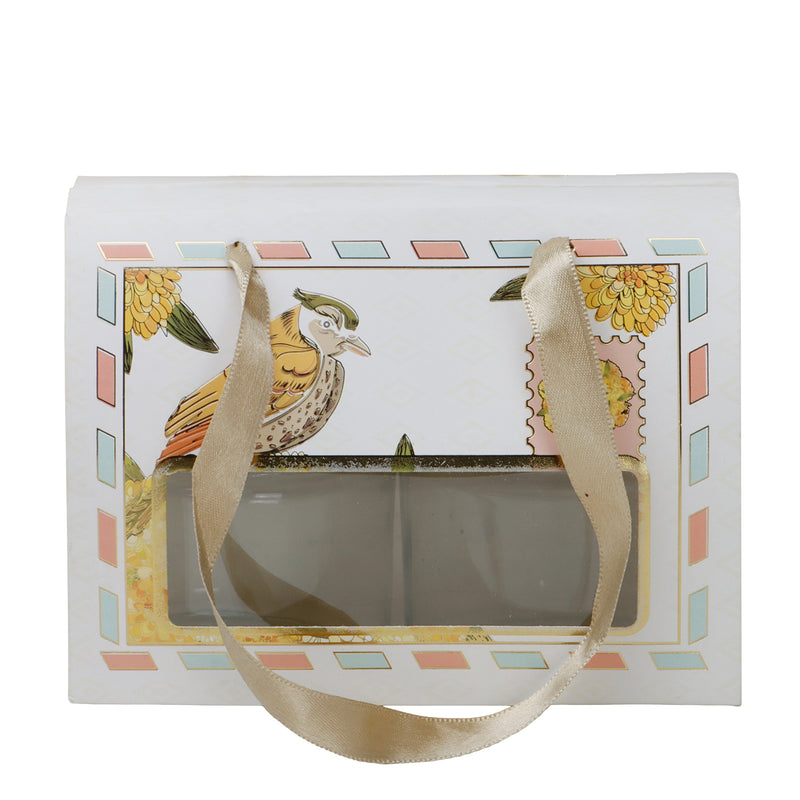 Beautiful Floral Printed Hamper Box (7x3.75x5.25 Inches) 9404A