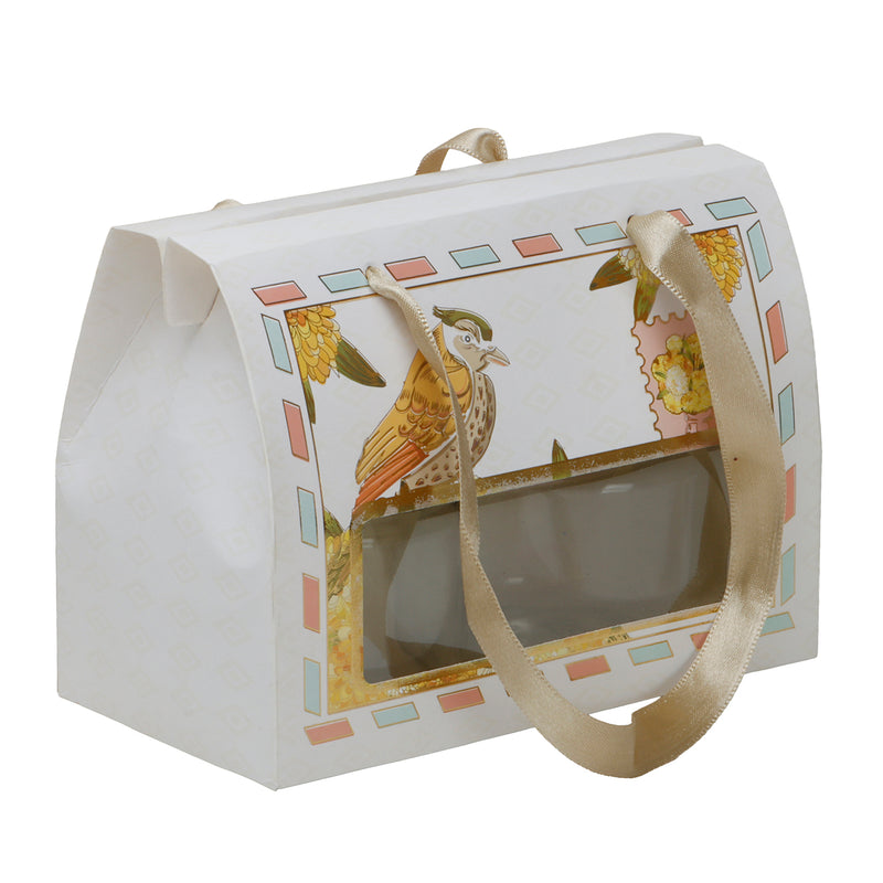 Beautiful Floral Printed Hamper Box (7x3.75x5.25 Inches) 9404A
