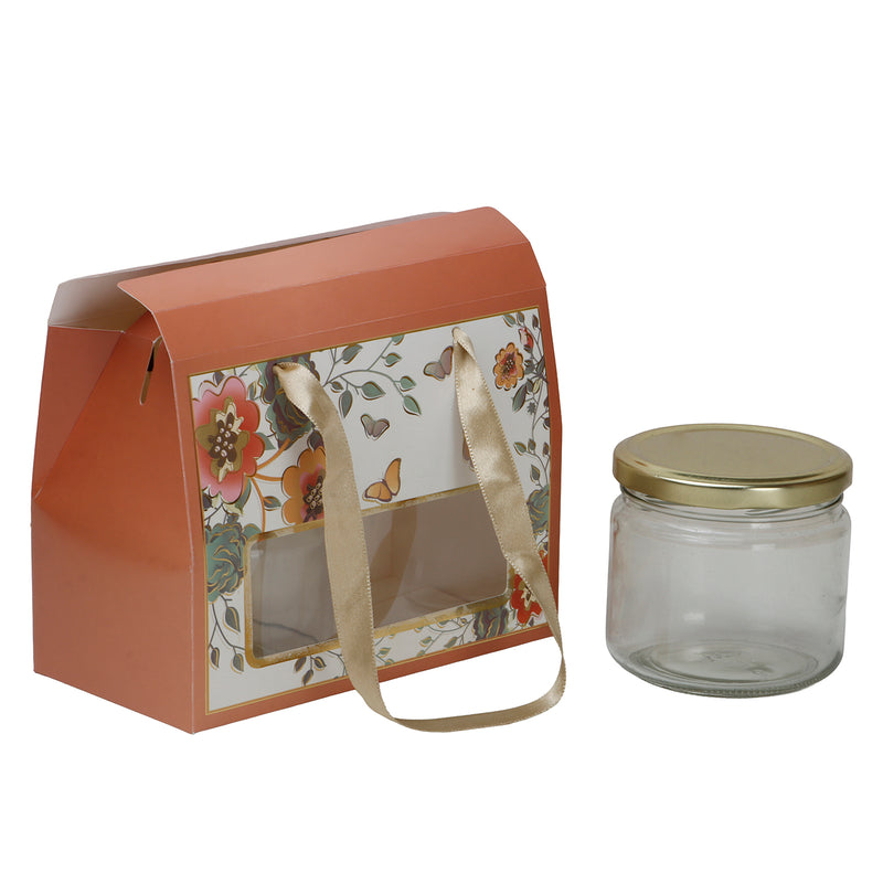 Beautiful Floral Printed Hamper Box (7x3.75x5.25 Inches) 9404