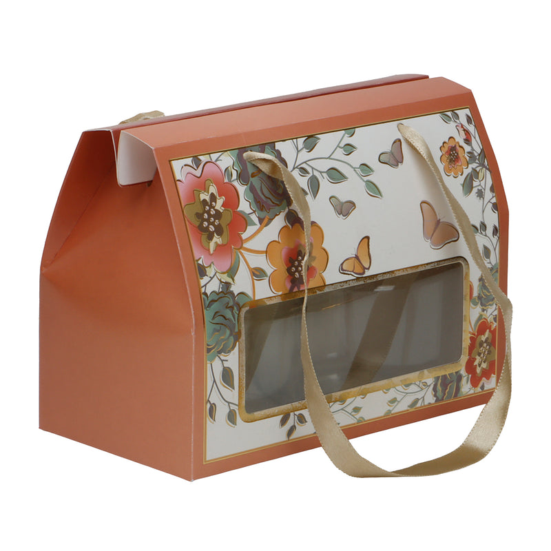 Beautiful Floral Printed Hamper Box (7x3.75x5.25 Inches) 9404