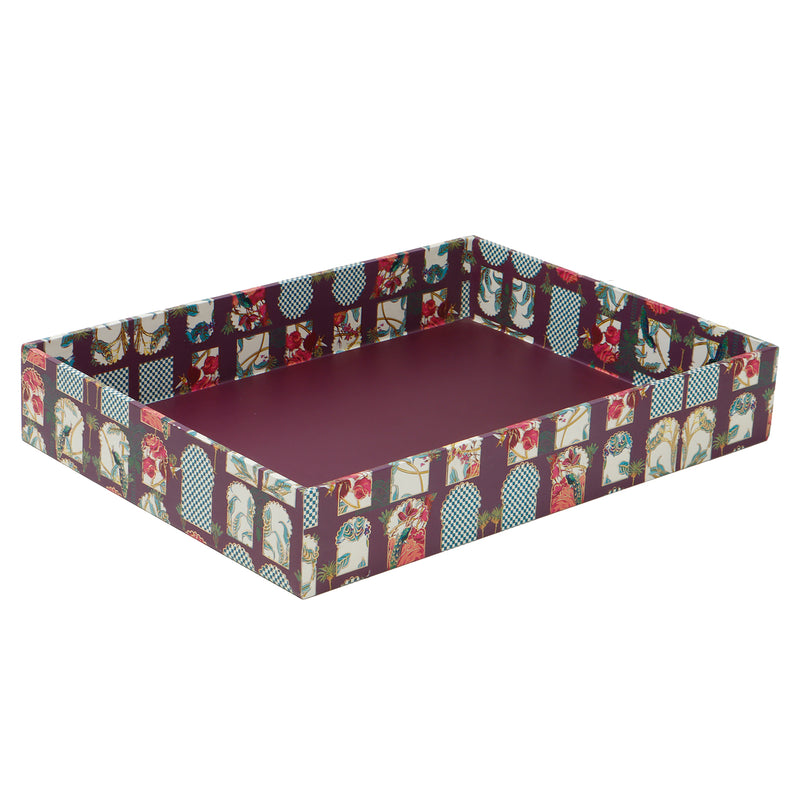 Attractive  MDF Multipurpose Tray (14x10x2.25 Inches) 9125
