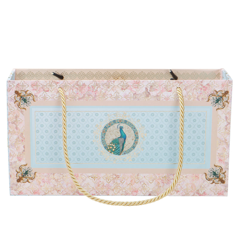 Floral MDF Hamper Box with 3 tins (13x7x3.5) Inch 9069A