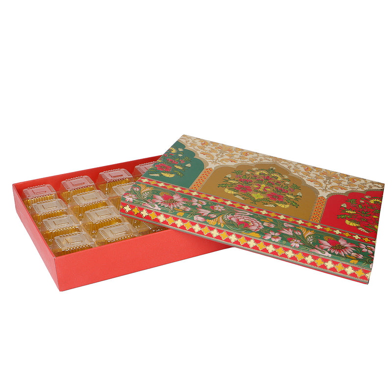 Premium Dry Fruit/Sweet Box with 20 cavity (9.25x7.75x1.5) Inch 9606