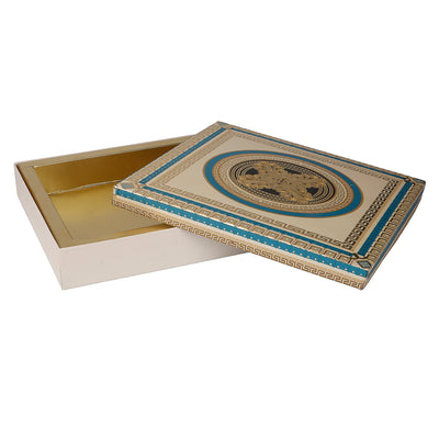 Beautiful Dry Fruit/Sweet Box with 9 cavity (8.25x8.25x1.5) Inch 9603
