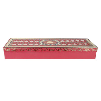 Beautiful Dry Fruit Box with 4 Compartment (15x5.5x2) Inch 9152