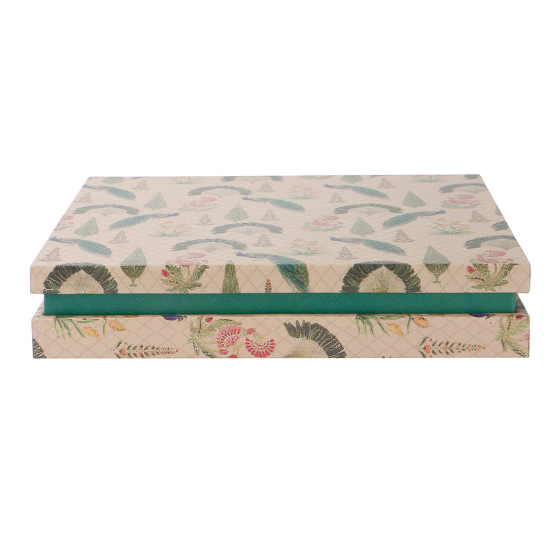 Floral MDF Dry Fruit/Sweet Box (9x9x1.75) Inch 9154