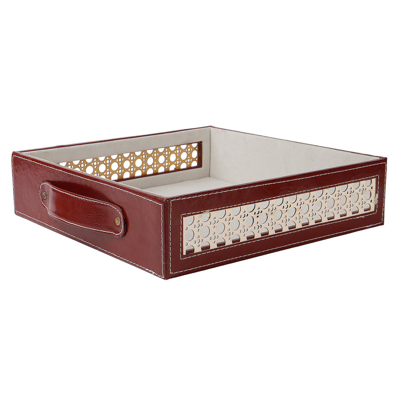 MDF Leatherite Tray (12x12x3) Inch 9101