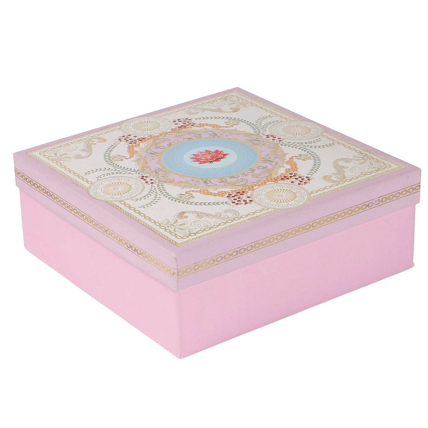 Beautiful Printed Bhaji Boxes with 4 compartments (8x8x3.5) Inch 9155A ...