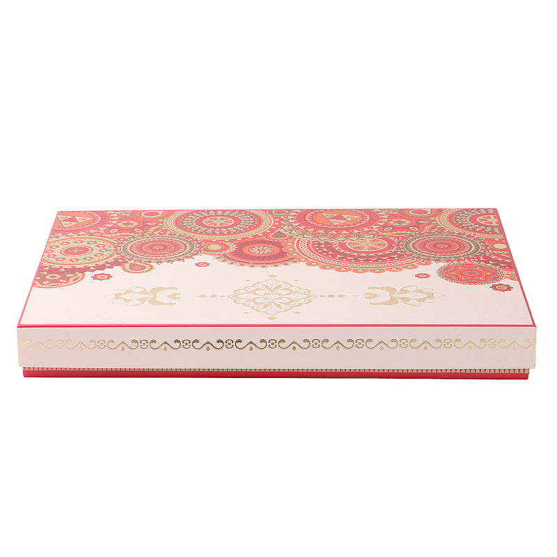 Beautiful Hamper Dry fruit Box with 6 compartments (14.25x10.25x1.5) Inch 9053A