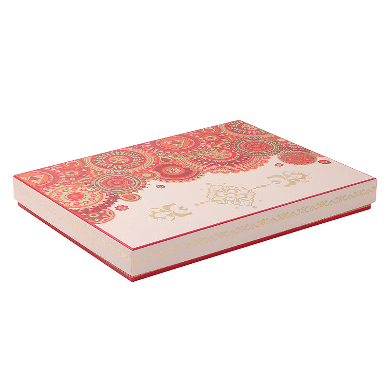 Beautiful Hamper Dry fruit Box with 6 compartments (14.25x10.25x1.5) Inch 9053A