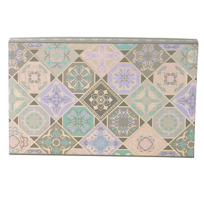Mughal Charm Hamper Box with 8 cavity tray & 2 compartments (12x7.5x1.5) Inch 9052A