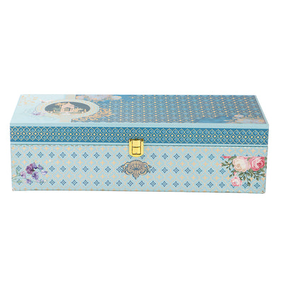 Pichwai Art Hamper Box with 3 printed muskmelon jars (14x5.5x4) Inch 9044
