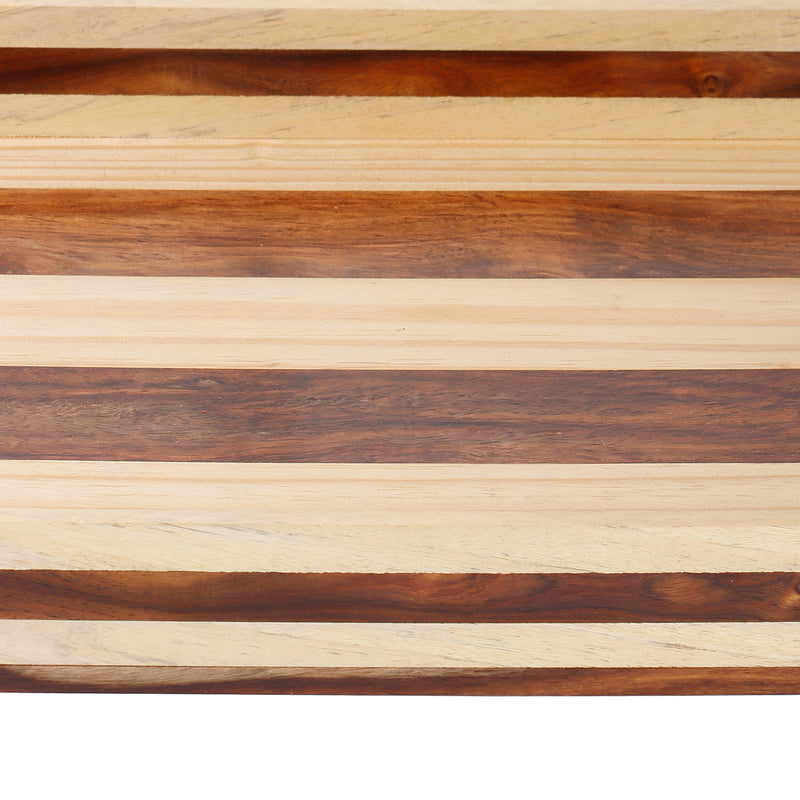 Wooden Tray with cutout handle (14x10x1.5) Inch 9141