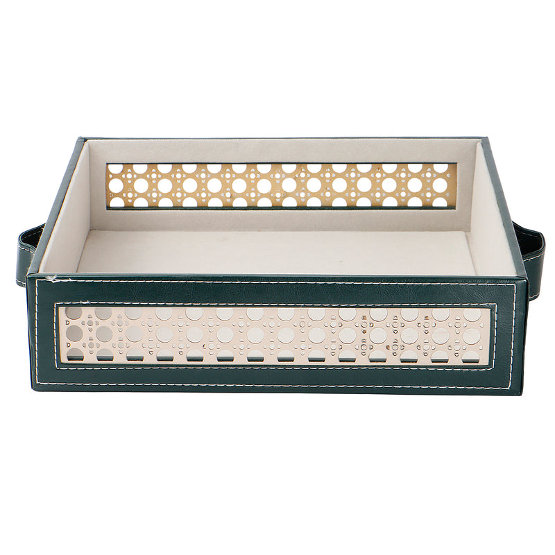 MDF Leatherite Tray (12x12x3) Inch 9101A
