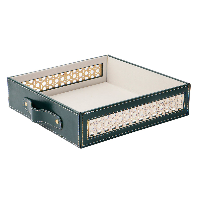 MDF Leatherite Tray (12x12x3) Inch 9101A