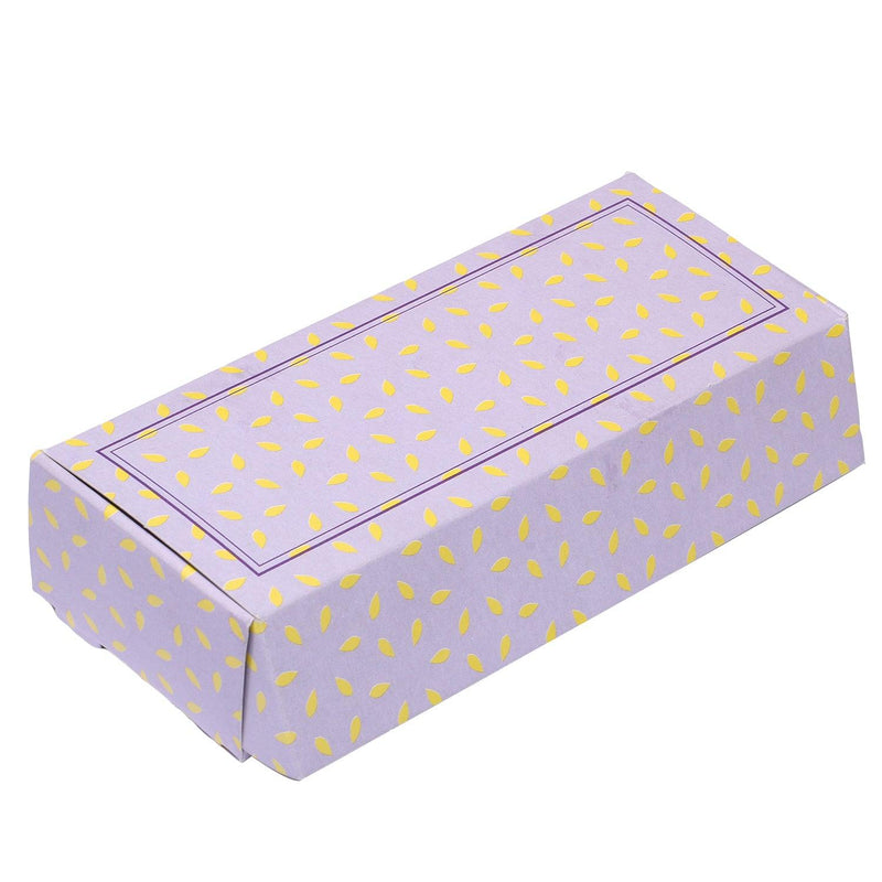 Purple printed box