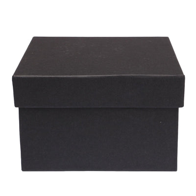 Black square hard board box