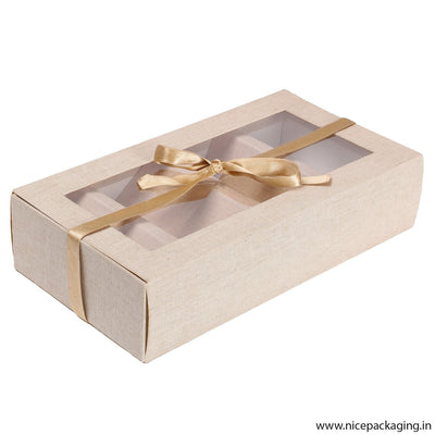 Khadi paper box with ribbon Box