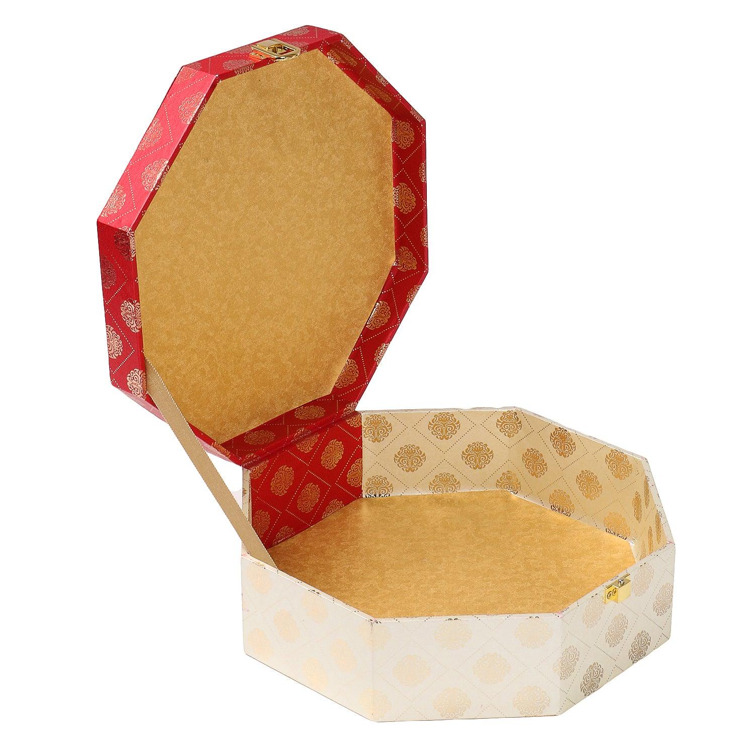 Buy Red Box | Hexagon Shape Red Boxes – Nice Packaging