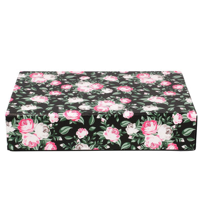 Black Floral print Box