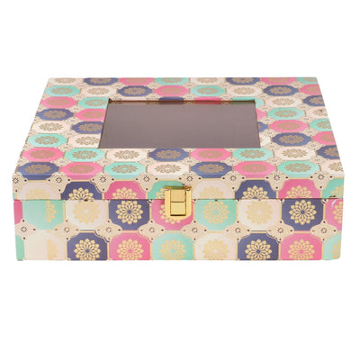 Multicolour Square Trunk Box