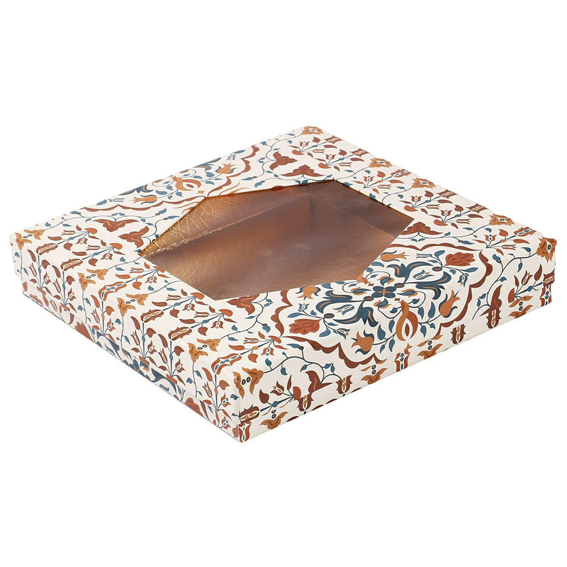 Greek Print New Hamper Box, Chocolate Box, Sweet Box Without Cavity Tray