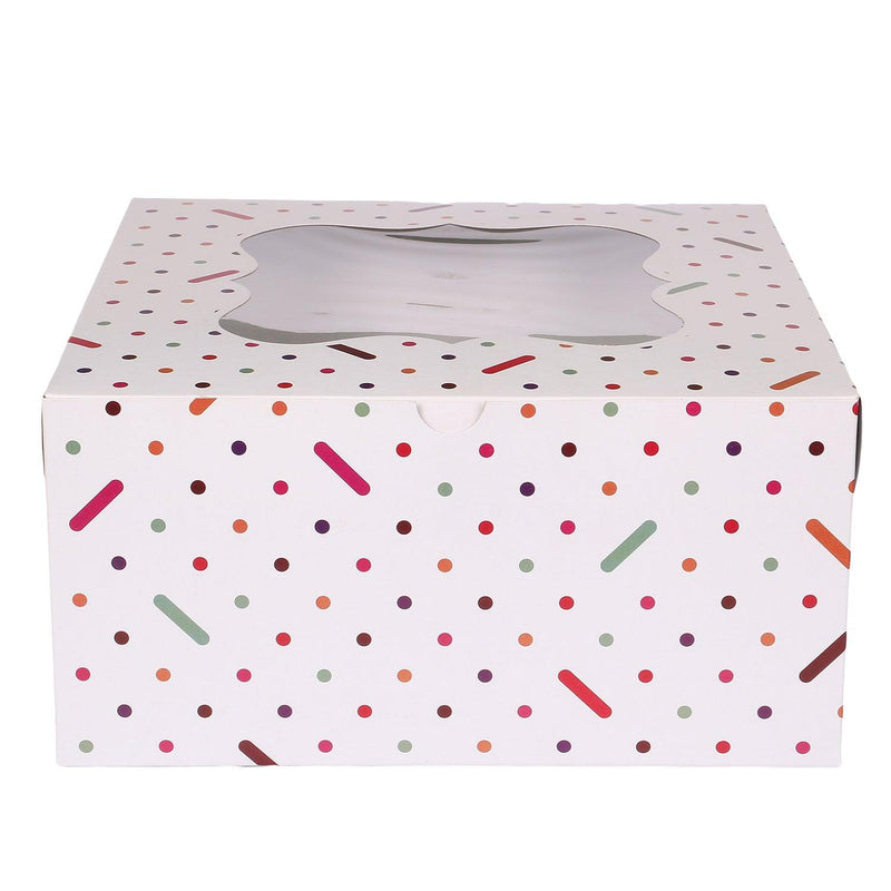 2KG party pop white cake box