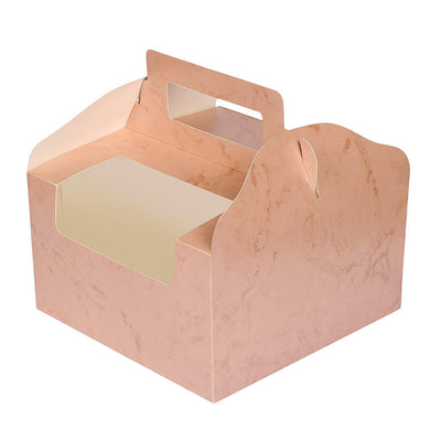 1/2 KG Mettalic textured cake box
