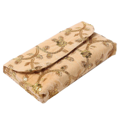 Fancy Golden Suead Attractive Gaddi Box, Golden Gaddi Bag, Cash Box, Shagun Box, Gifting Cash Box, Gaddi Box, Jewellery Box, Shagun Envelope, (8x.4x1 Inch) GB026