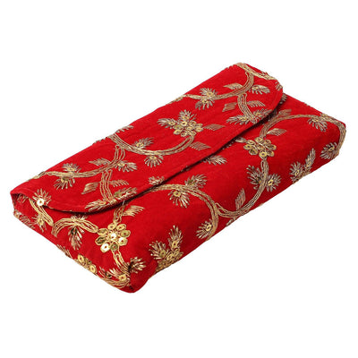 Fancy Red Suead Attractive Gaddi Box, Red Gaddi Bag, Cash Box