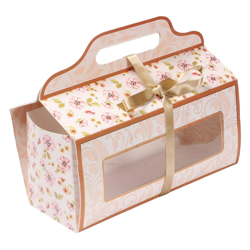 Floral hamper box without tins