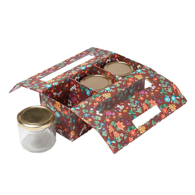 Fancy Hamper with handle without jars 