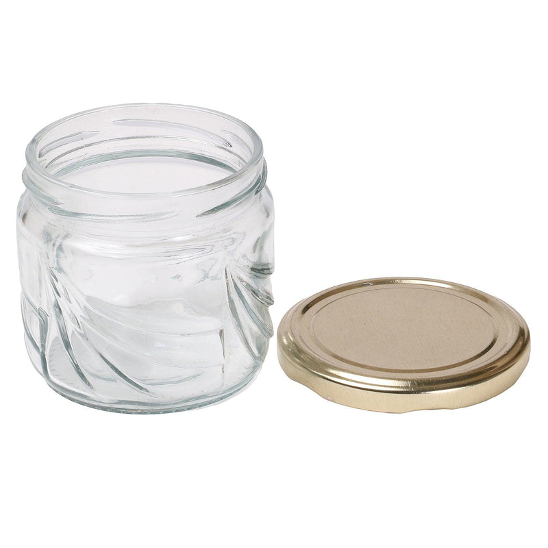 Salsa designer glass jar