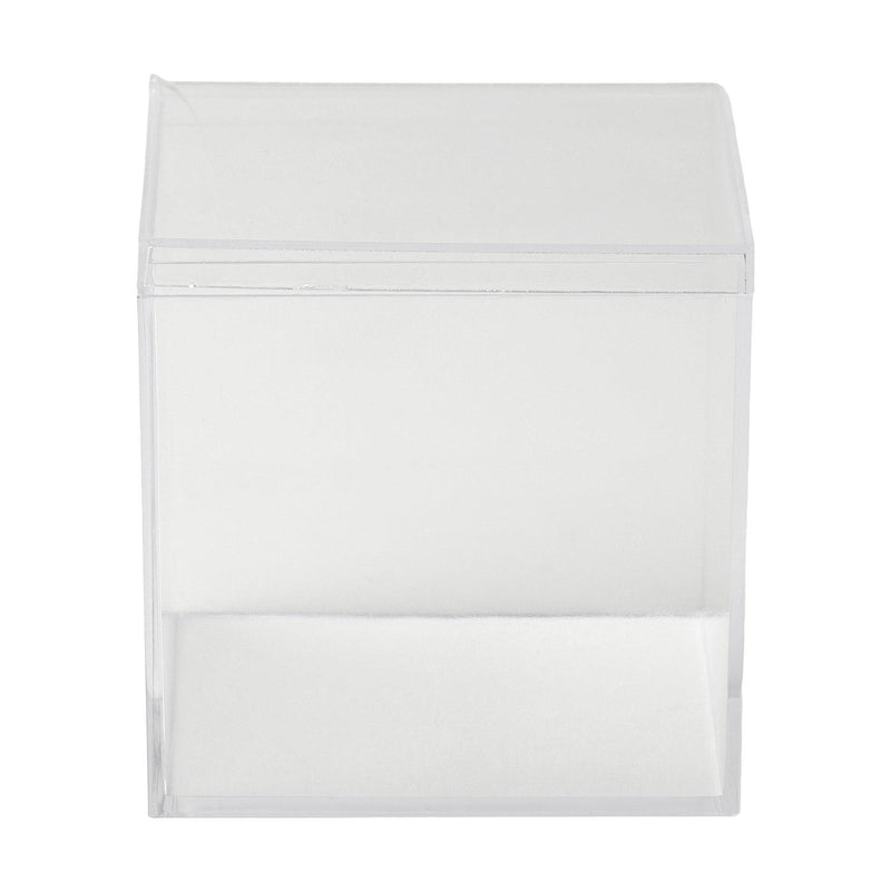 Square Acrylic Storage Cube, Small Candy Favor Clear Acrylic Box With Lid (3x3x3 inch) PJ0016 - Nice Packaging