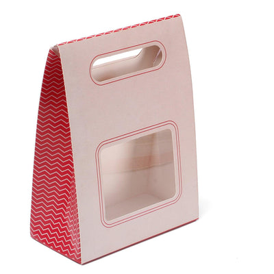 Small Red gift box with handle