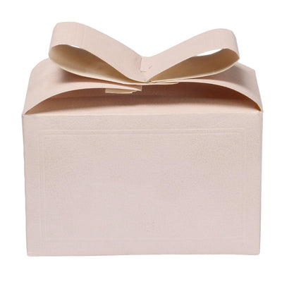 Cream Small gift box with Bow Lock style