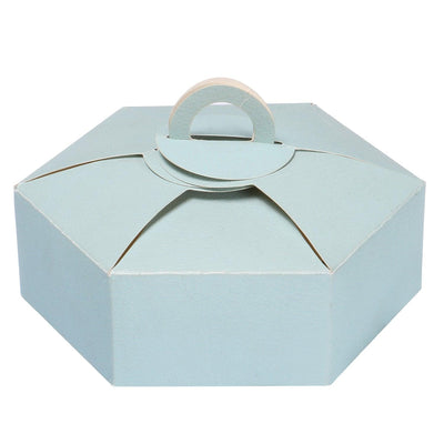 Light blue crown style gift box
