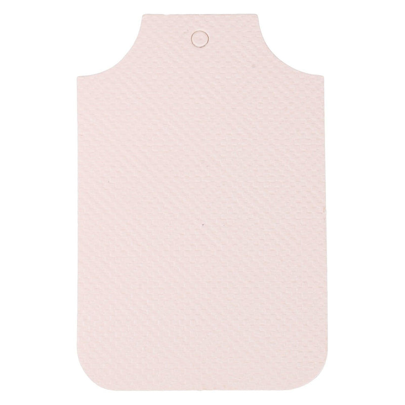Textured pink tags