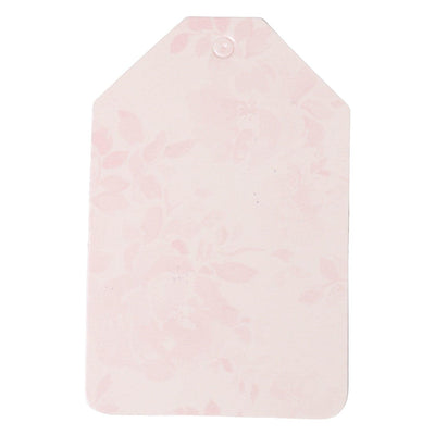 Floral print tags