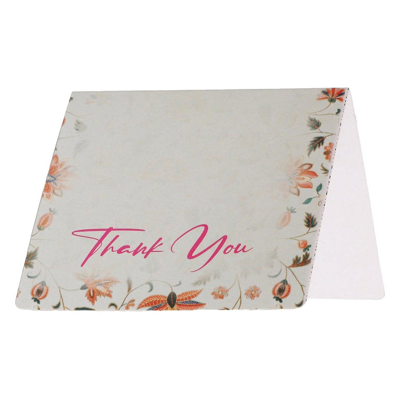 Foldable thank you tags