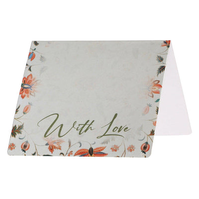 White Foldable with love tags