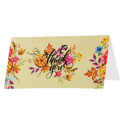 Floral thank you tags 